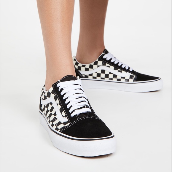 Vans Shoes - Vans UA old skool sneakers in Primary Check Black/White